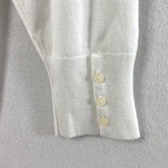 Lane Bryant Cardigan Womens Plus 18 / 20 White Button Up Sweater Raglan Sleeve - Picture 8 of 14